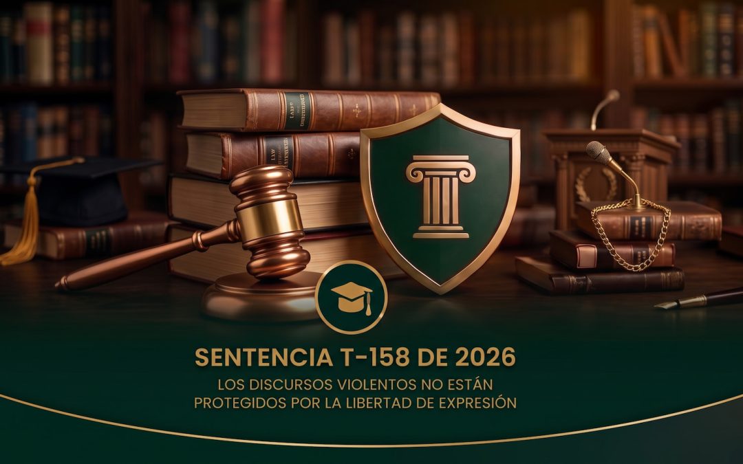 Sentencia T-158 de 2026 – discursos violentos no están protegidos por la libertad de expresión